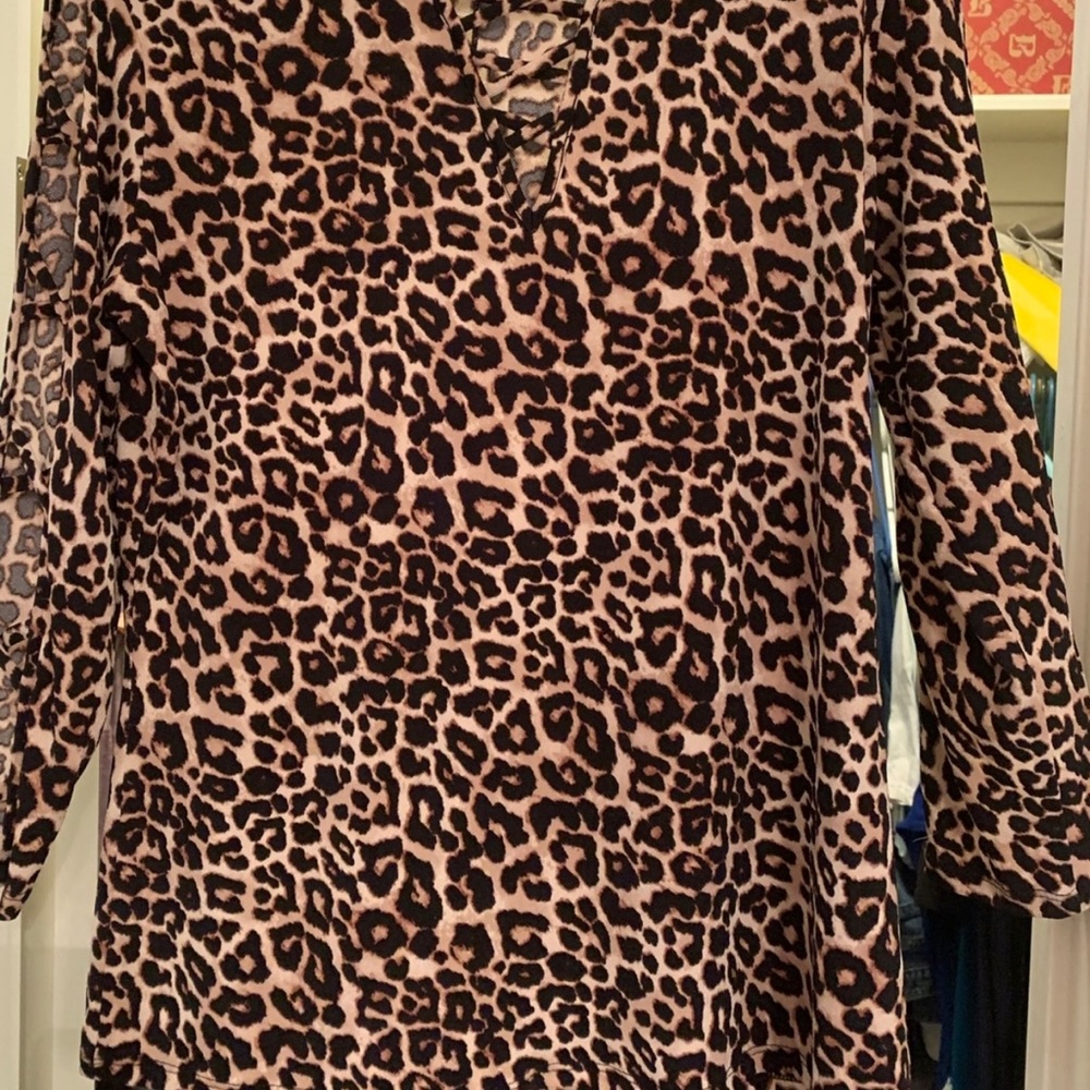 Cheetah print shirt